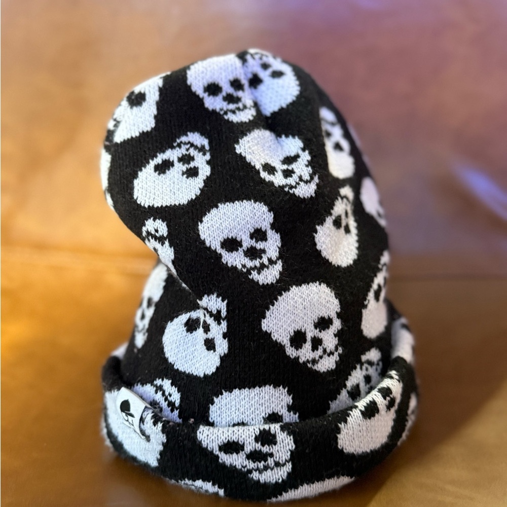 George Hat Skull Patterned Beanie